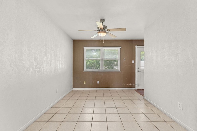 1703 Greyson Dr, Round Rock, TX 78664 - unfurnished room with ceiling fan and light tile patterned floors