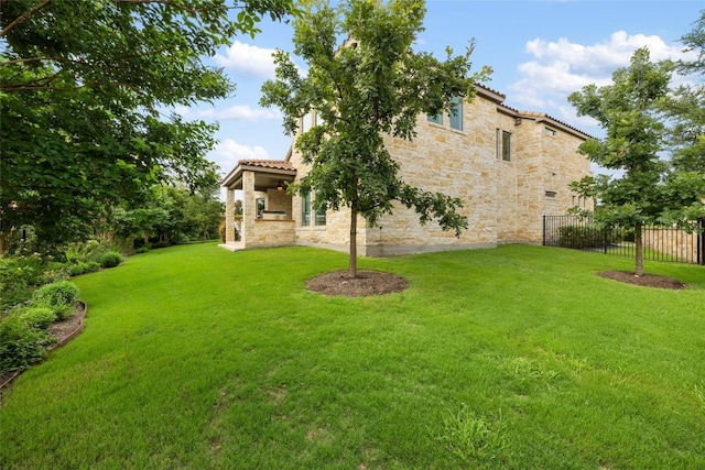 105 Curacao Ct, Austin, TX 78738 - view of yard