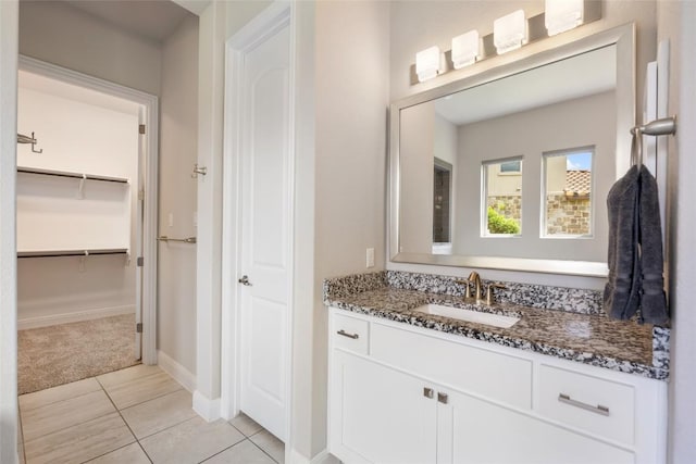 105 Curacao Ct, Austin, TX 78738 - bathroom featuring vanity and tile patterned floors