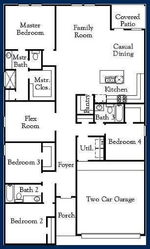 305 Memita Rd, Jarrell, TX 76537 - view of property floor plan