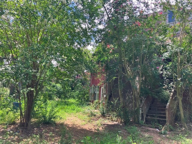 693 Saint Marys Rd, Rosanky, TX 78953 - view of yard with stairs