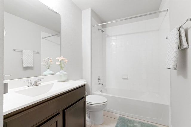 2010 Grow Ln, Austin, TX 78754 - bathroom with vanity,  shower combination, and tile patterned floors
