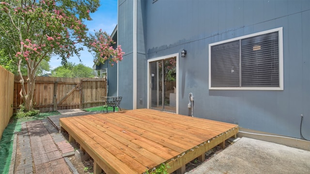 12307 Emery Oaks Rd, Austin, TX 78758 - view of patio featuring a wooden deck
