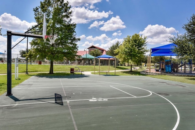 21506 Greylag Dr, Pflugerville, TX 78660 - view of basketball court featuring community basketball court
