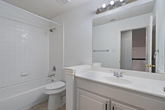 10303 Spicewood Pkwy, Austin, TX 78750 - full bath featuring bathtub / shower combination, vanity, and tile patterned flooring