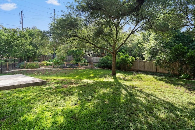 10303 Spicewood Pkwy, Austin, TX 78750 - fenced backyard featuring a patio area