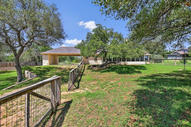 127 W Stonecastle Dr, Granite Shoals, TX 78654 - view of fenced backyard