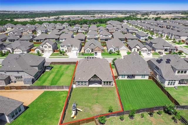 2320 Lucky Ln, Leander, TX 78641 - aerial perspective of suburban area with property parcel outlined