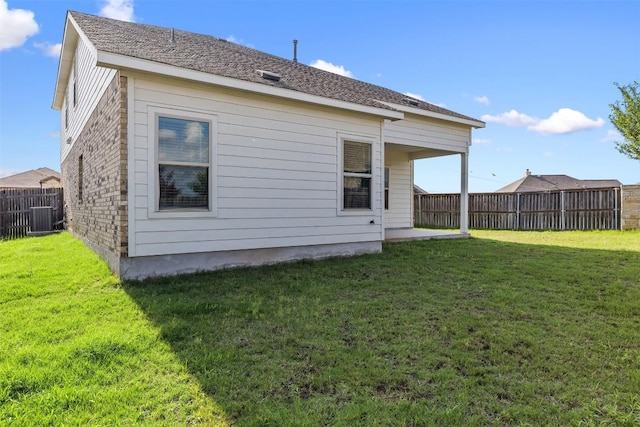 11825 Monterosso Dr, Austin, TX 78754 - rear view of house featuring a fenced backyard and a patio area