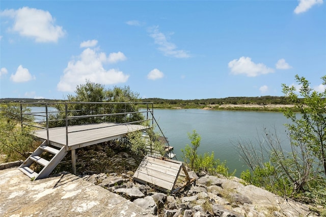 2806 Truman Cv, Lago Vista, TX 78645 - dock area featuring a water view
