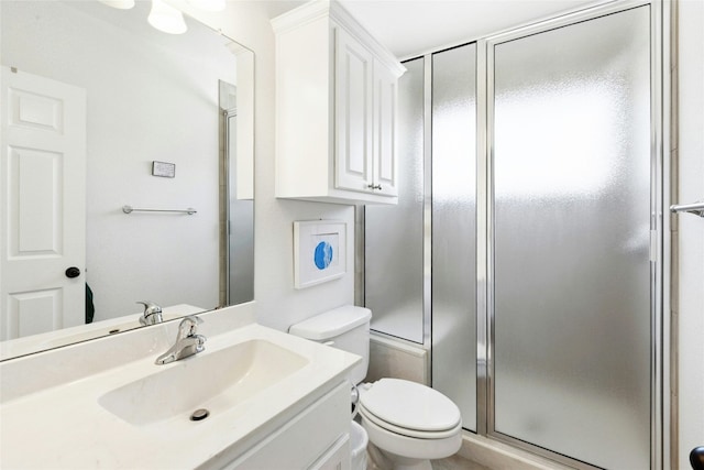 2806 Truman Cv, Lago Vista, TX 78645 - full bathroom with vanity and a stall shower
