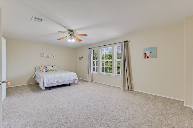 7008 Wandering Oak Rd, Austin, TX 78749 - carpeted bedroom featuring ceiling fan and baseboards