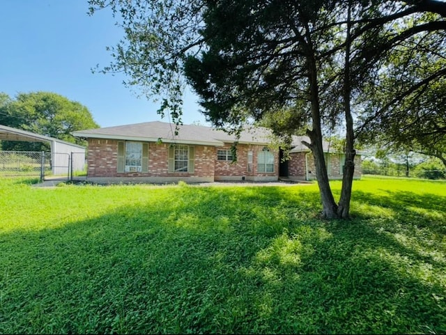 224 Crooked Hollow Dr, Elgin, TX 78621 - back of house with brick siding