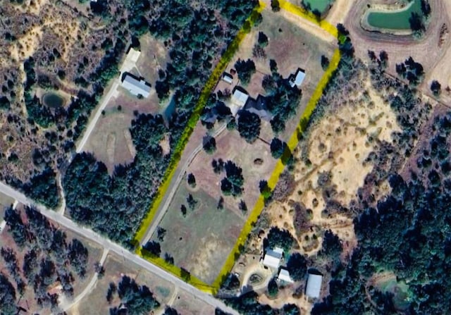 224 Crooked Hollow Dr, Elgin, TX 78621 - aerial view of property's location with property boundaries highlighted