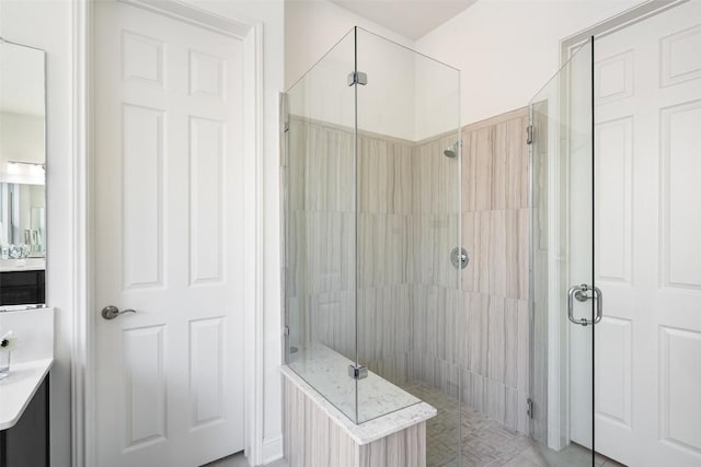 4108 Logan Ridge Dr, Cedar Park, TX 78613 - bathroom featuring vanity and a shower stall