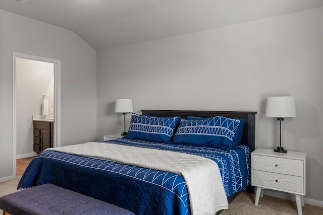 13911 Macquarie Dr, Pflugerville, TX 78660 - bedroom with light carpet and lofted ceiling