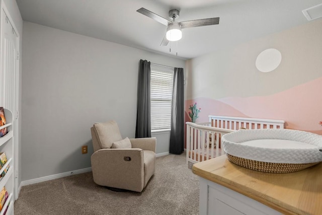 13911 Macquarie Dr, Pflugerville, TX 78660 - bedroom featuring light carpet, ceiling fan, and a closet