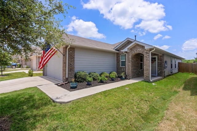13911 Macquarie Dr, Pflugerville, TX 78660 - single story home featuring brick siding, concrete driveway, and an attached garage