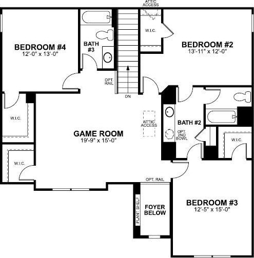 3717 Prosper Rd, Leander, TX 78641 - view of floor plan / room layout