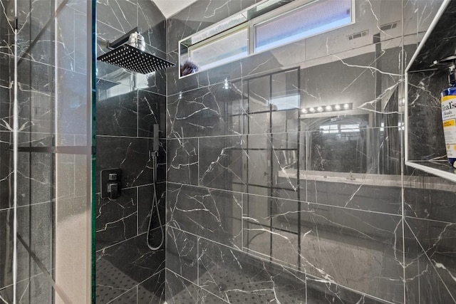 6001 Andross Ct, Hutto, TX 78634 - full bath with a marble finish shower