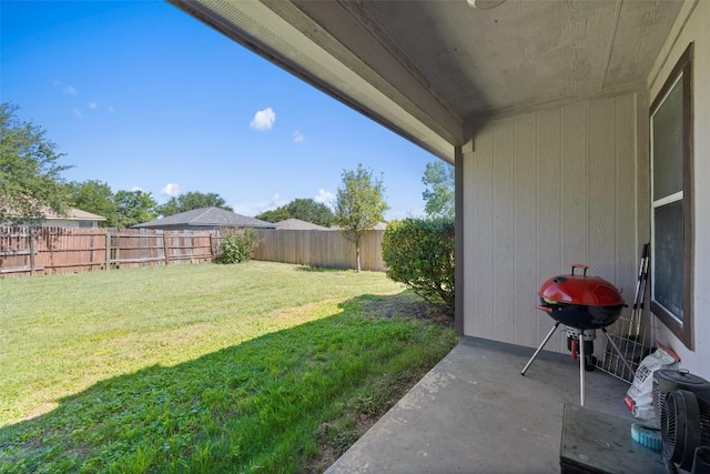 6001 Andross Ct, Hutto, TX 78634 - fenced backyard featuring a patio