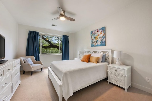 8600 Cima Oak Ln Unit A15, Austin, TX 78759 - bedroom with light colored carpet and a ceiling fan