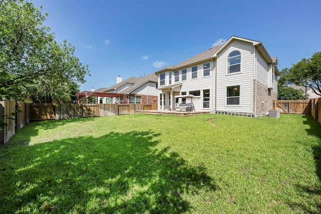 3126 Fiorellino Pl, Cedar Park, TX 78613 - back of property featuring a fenced backyard