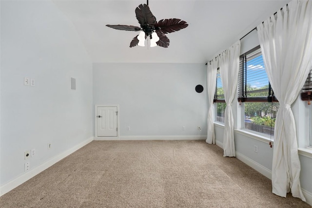 3443 Cortes Pl, Round Rock, TX 78665 - empty room with light carpet and a ceiling fan