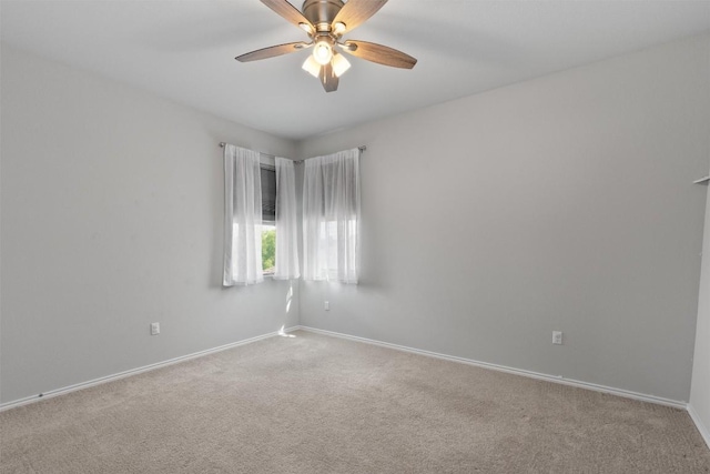 11717 Reindeer Dr, Austin, TX 78754 - spare room featuring ceiling fan and carpet floors