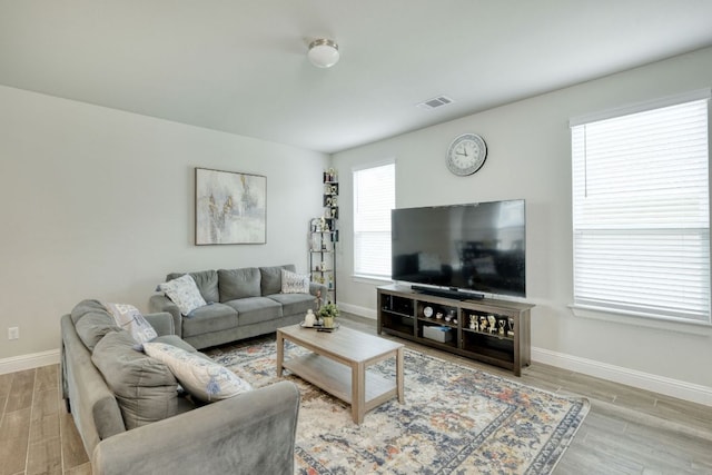217 Stone Creek Dr, Georgetown, TX 78628 - living room with wood finished floors