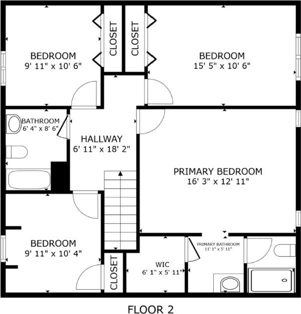 4904 Wing Rd, Austin, TX 78749 - view of floor plan / room layout