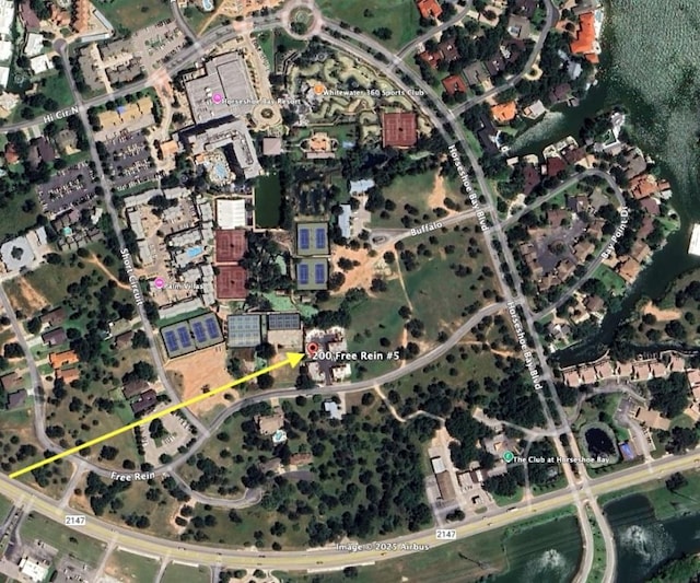 200 Free Rein Unit 5, Horseshoe Bay, TX 78657 - aerial map of property and surrounding area
