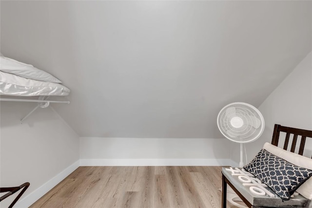 200 Free Rein Unit 5, Horseshoe Bay, TX 78657 - walk in closet featuring wood finished floors and lofted ceiling