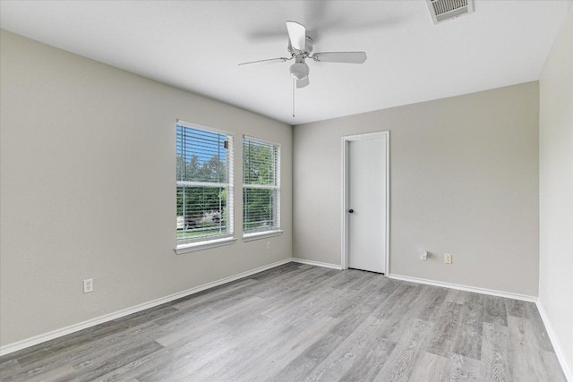1000 Warbler Cv, Hutto, TX 78634 - empty room featuring wood finished floors and ceiling fan
