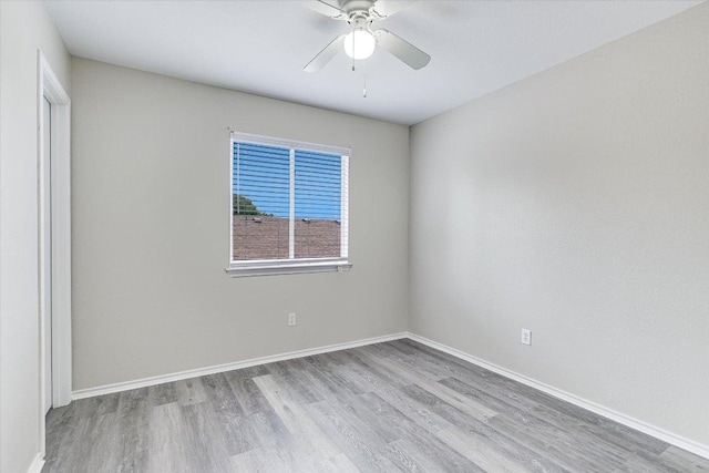 1000 Warbler Cv, Hutto, TX 78634 - unfurnished room with wood finished floors and ceiling fan