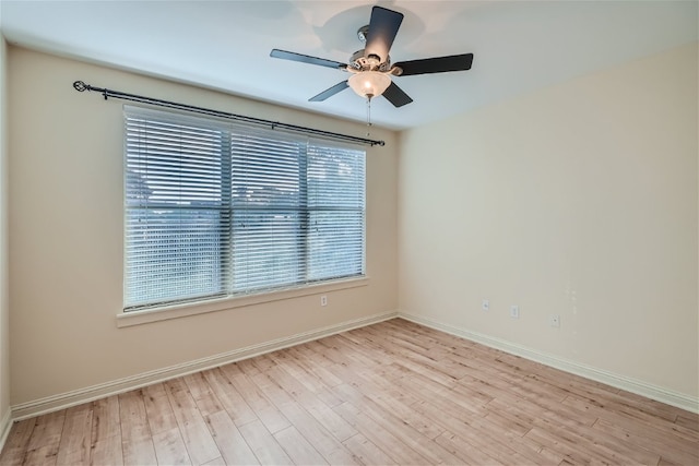 1201 Grove Blvd Unit 1404, Austin, TX 78741 - empty room with wood finished floors and a ceiling fan