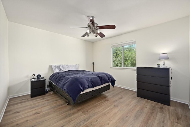 1903 Chula Vista Dr, Cedar Park, TX 78613 - bedroom featuring wood finished floors and a ceiling fan