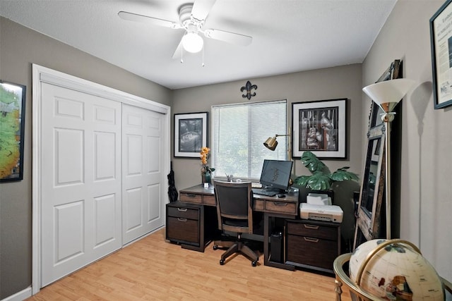 700 Canyon Bend Rd, Pflugerville, TX 78660 - office space featuring light wood-style floors and ceiling fan