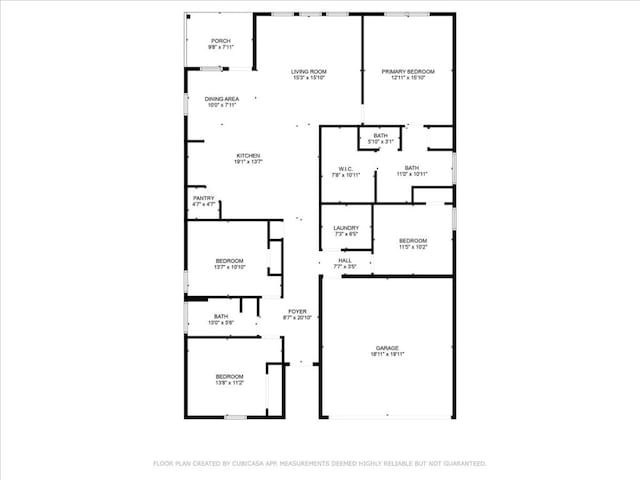 10708 Defender Trl, Austin, TX 78754 - view of floor plan / room layout