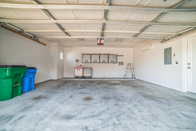 1213 Delsie Dr Unit A, Austin, TX 78734 - garage featuring electric panel and a garage door opener