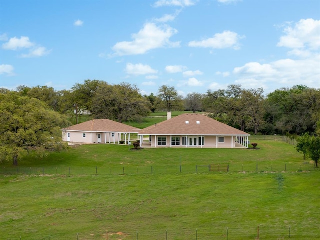 10565 N 77th Hwy, Lexington, TX 78947 - back of property with a view of countryside