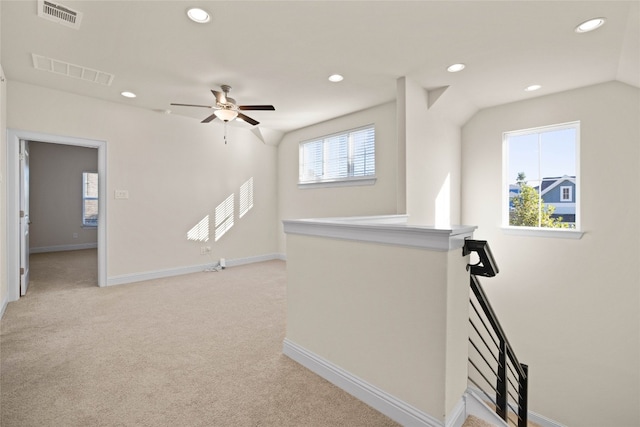 600 C-Bar Ranch Trl Unit 108, Cedar Park, TX 78613 - hallway featuring recessed lighting and light colored carpet