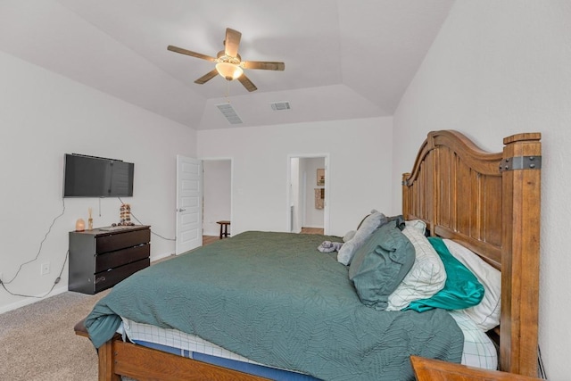 133 Fairmeadow Downs Dr, Hutto, TX 78634 - carpeted bedroom featuring ceiling fan and a tray ceiling