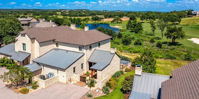 174 Putting Park Dr, Fredericksburg, TX 78624 - view of subject property with a nearby body of water and a golf club