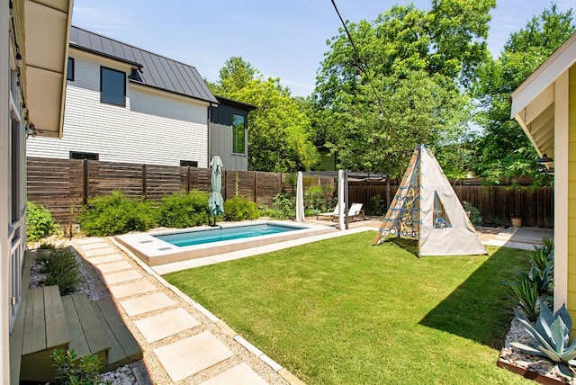 1608 Hether St, Austin, TX 78704 - fenced backyard with a patio area