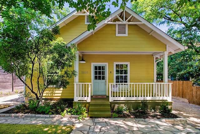 1608 Hether St, Austin, TX 78704 - shotgun-style home with a porch