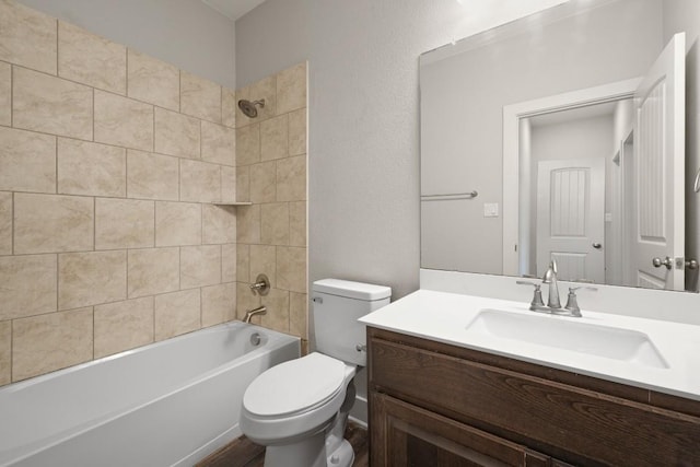 18017 Prato Dr, Pflugerville, TX 78660 - full bathroom featuring vanity and shower / bathtub combination