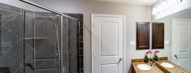 2471 Sunrise Rd Unit 35, Round Rock, TX 78664 - bathroom featuring vanity and a shower stall