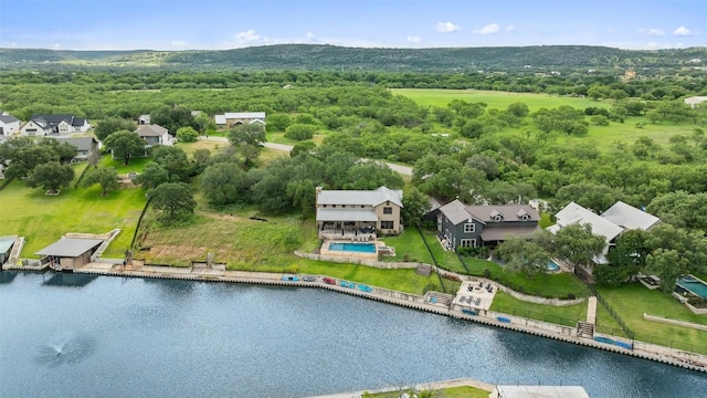 186 Sleepy Oaks Dr, Kingsland, TX 78639 - drone / aerial view of a nearby body of water