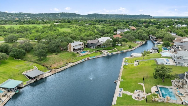 186 Sleepy Oaks Dr, Kingsland, TX 78639 - drone / aerial view of a large body of water